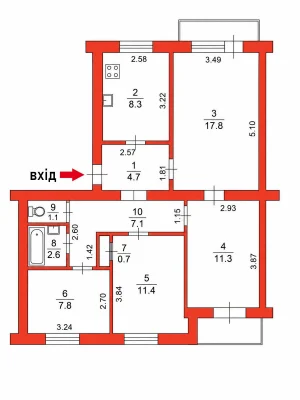 Apartment for Sale: Tshawtarський Micro-district