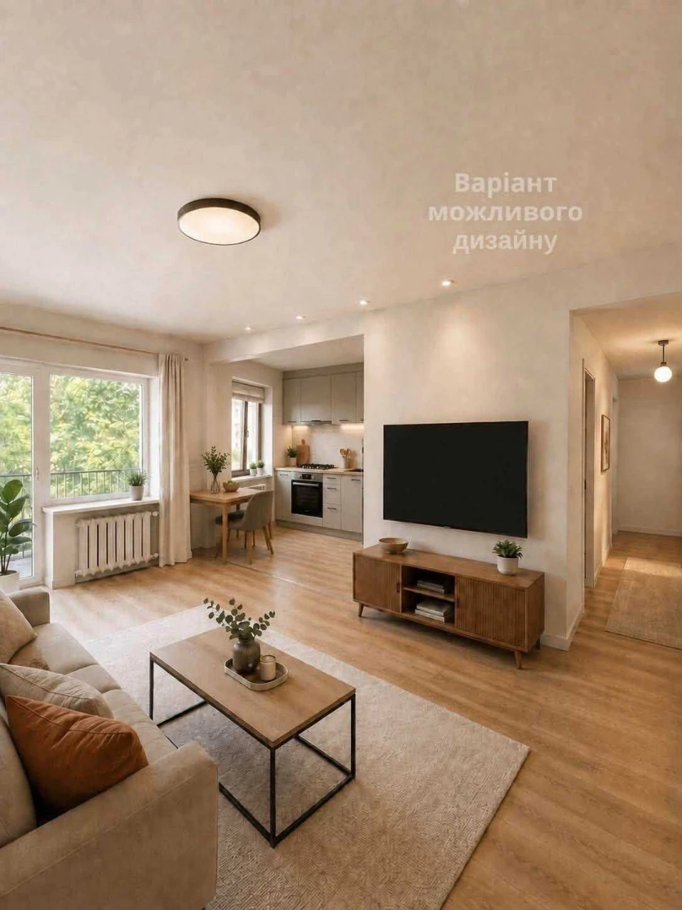Sale of a 2-bedroom apartment