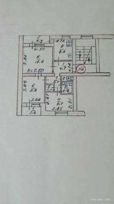 Продам 3-х. комнатную квартиру под ремонт..