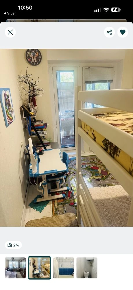 For Sale: 3-room apartment on the left bank