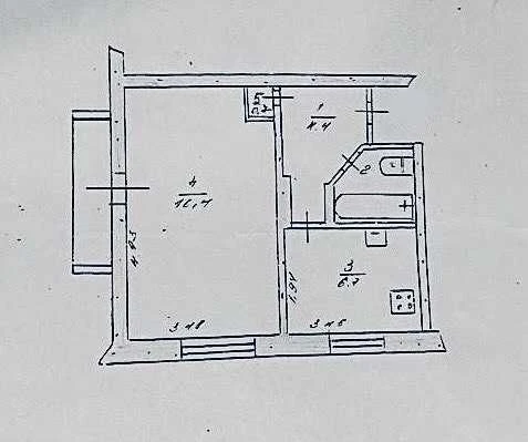 1-room, 2/9 Left Bank 2nd district, Metalurgov Street, Sunny