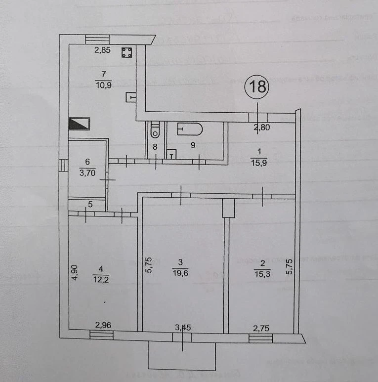 Продаж 3-кімнатної квартири, великої площі, вул. Медична