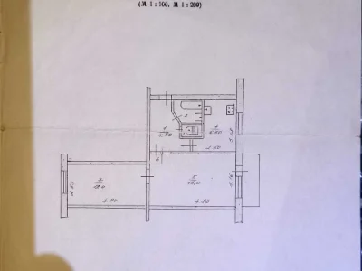 Apartment. Kamian's'ke, Kam'yan's'ke (Dniprozerzhynsk), Chestnut