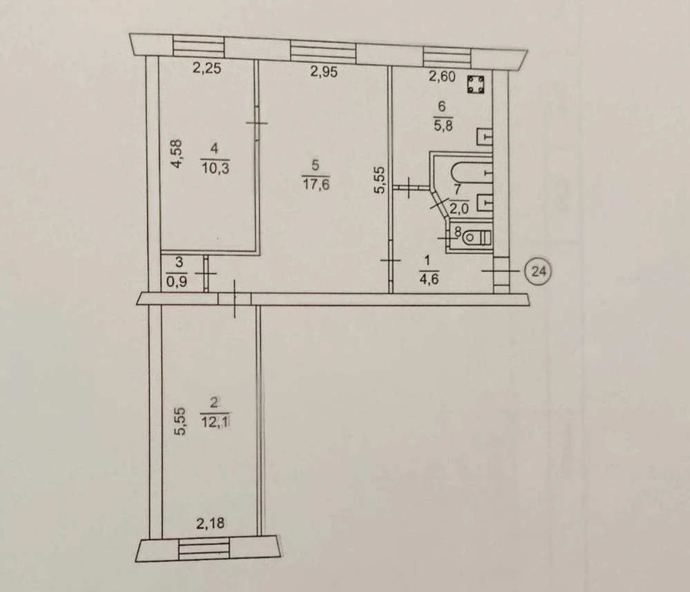 Продам 3х комнатную квартиру. Днепрострой.