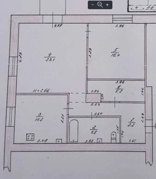 Продам двокімнатну в центрі поруч парк АО ГАЗ