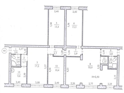Apartment for Sale - Metanol, Kryvyi Rih