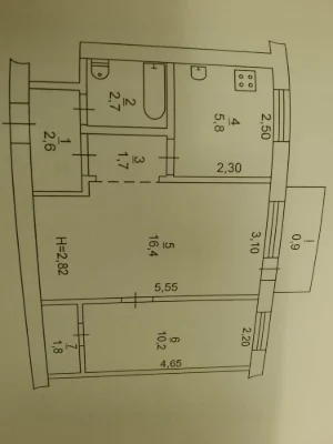 2-bedroom apartment from owner