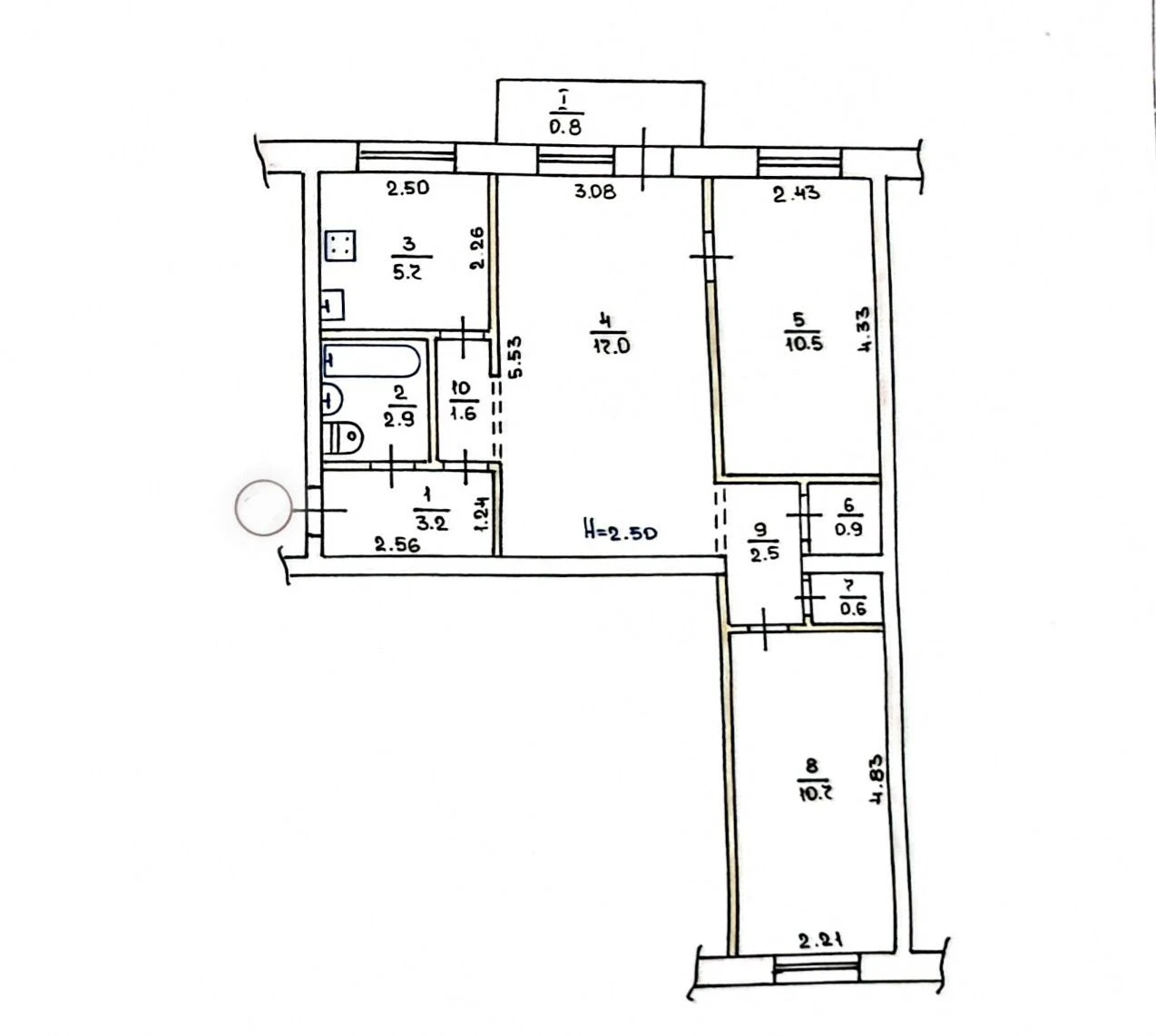 Продажа 3-комнатной квартиры, проспект Металлургов, 31 — Соц