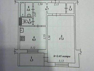 Квартира. Кривий Ріг, 5-й Зарічний мікрорайон, вул.