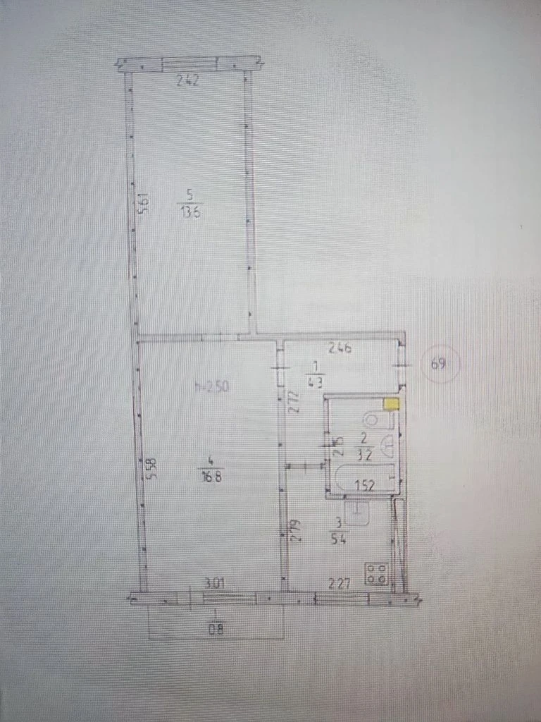 2-bedroom apartment for sale on Haritonova Street