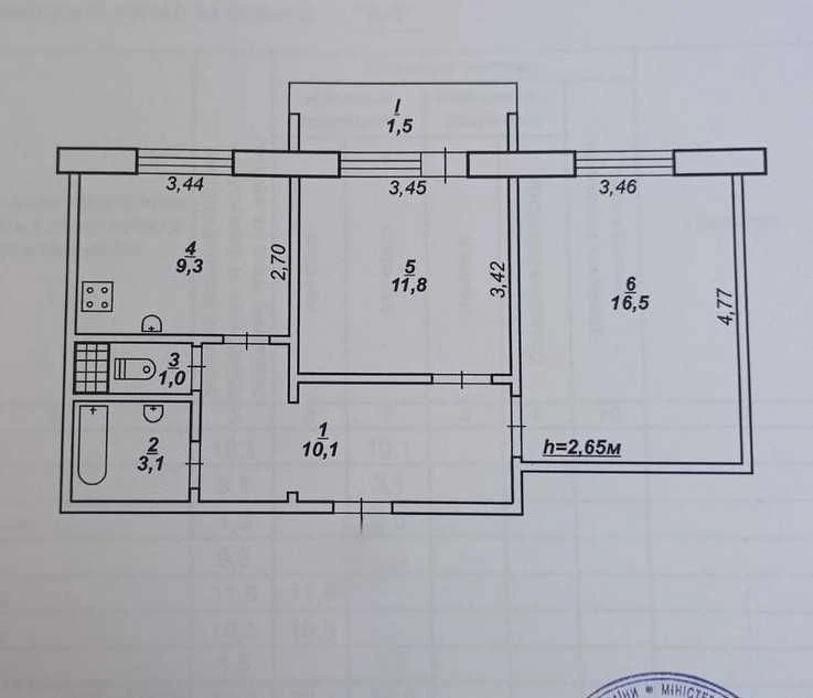 Продаётся 2-комнатная квартира на Макулане, микрорайон Всебр