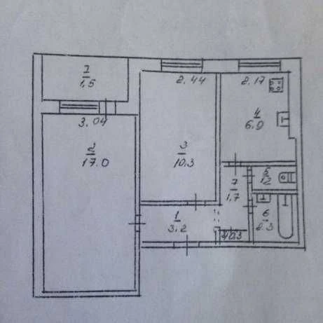 Sale of a 2-bedroom apartment, 5th Zaryczny Broadway