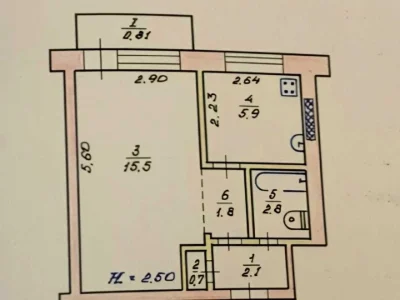 Apartment. Kryvy Rih, Ivan Mazepa Street