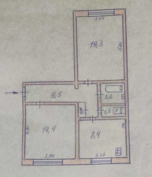 Продаж! 2-кімнатна квартира, вул. Ярослава Мудрого