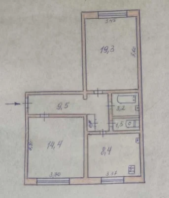 Продаж! 2-кімнатна квартира, вул. Ярослава Мудрого