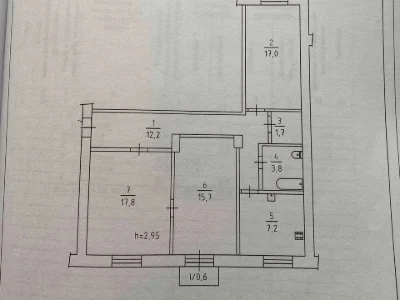 Apartment. Edward Fox Street, Kryvyi Rih