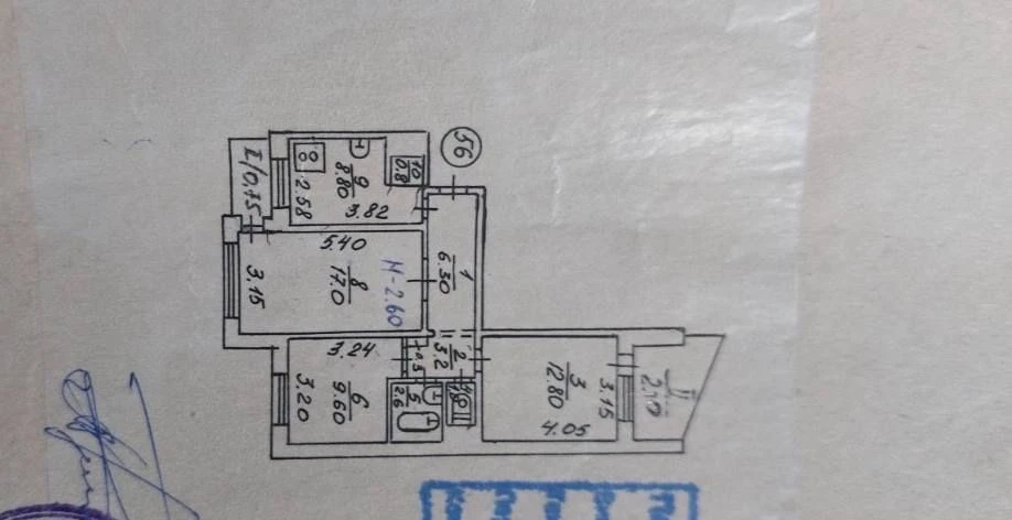 Sale or exchange for a 3-bedroom apartment on Ukrainian Street