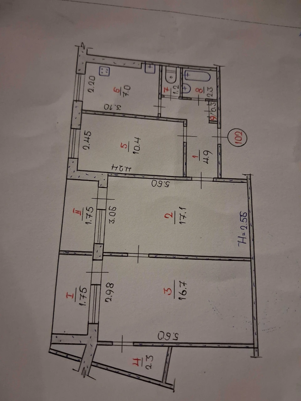 3-bedroom apartment