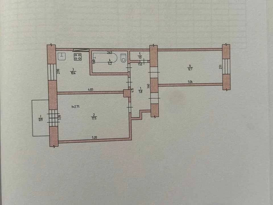 Apartment. Krivoi Rog, Sobornosti Street (Kasiora)