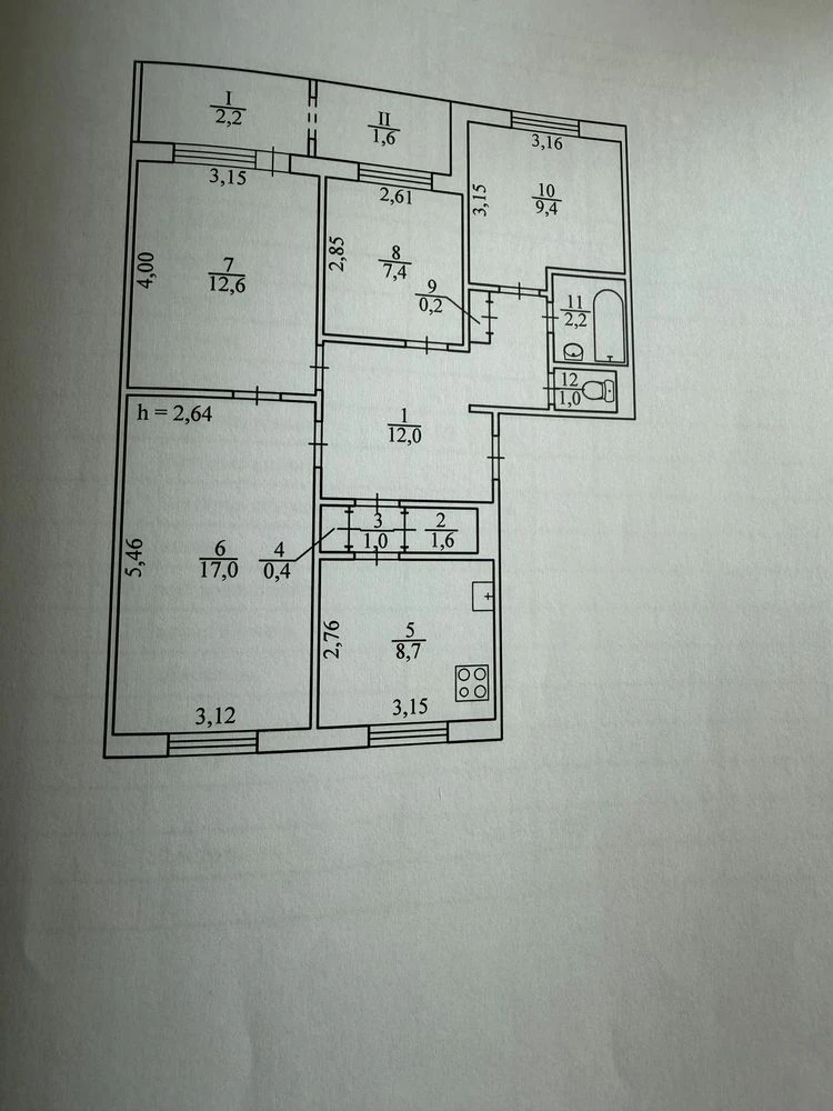 Sale of a 4-room apartment at Prospect Mira 26.