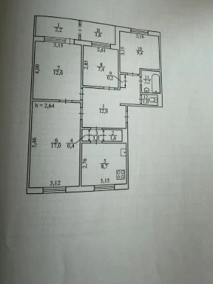 Sale of a 4-room apartment at Prospect Mira 26.