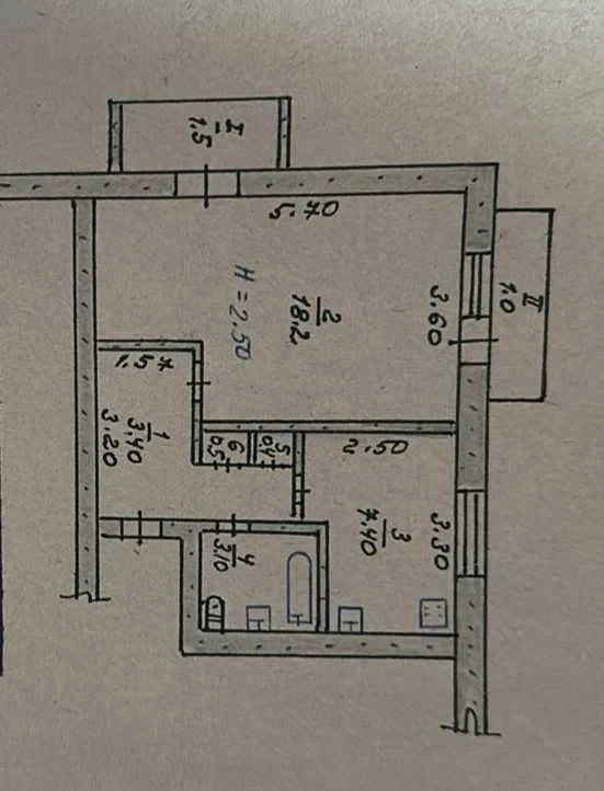 Sale of a 1-bedroom apartment on 5 Zarechnyy