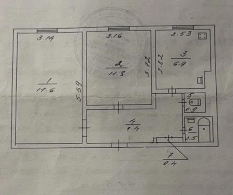 2 room apartment for sale in Sakhankaya district.