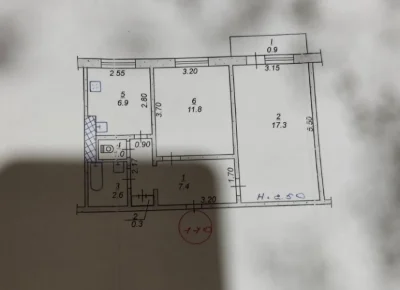 продам 2х ком на Вечернем