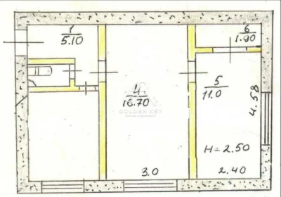 Sale of a 2-room apartment on Artem Plaza