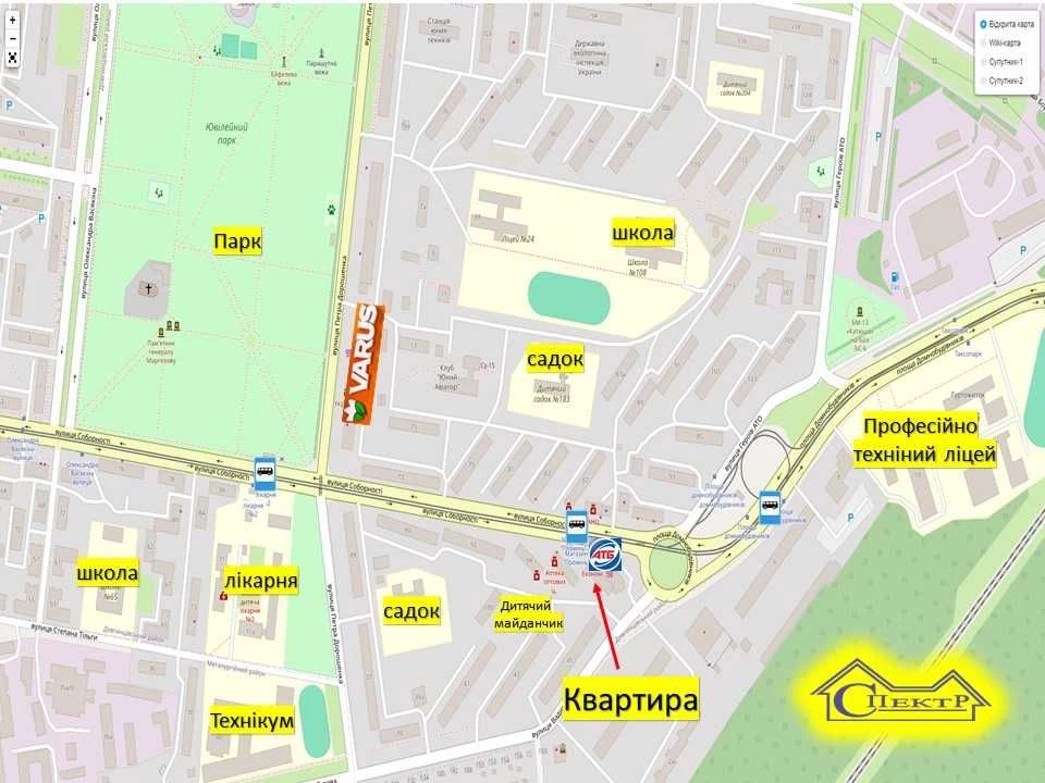3-кімнатна квартира, Кільце Соборності, 6/9