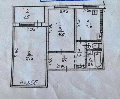 2-room apartment for sale, Elektrozavodska street, near Zarechnyy