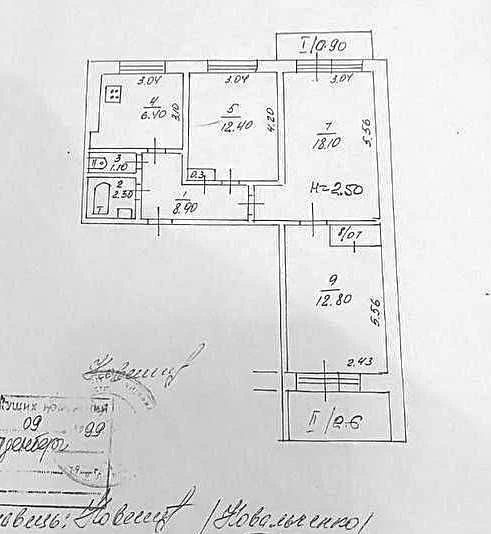 Продаётся 3-комнатная квартира на Дзержинке, ул. Гетманская