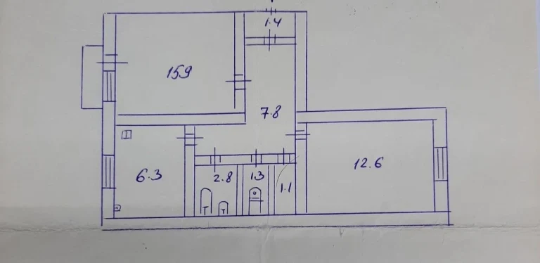 Продам 2х ком на ЮГОКе ( Матреновке)