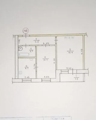 For sale, 2-room apartment, Prospect Universitetsky, Novinka, Bus Station