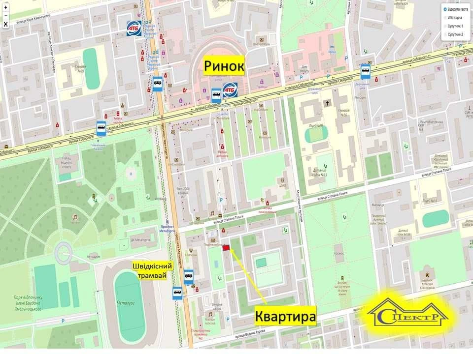 2-кімнатна квартира старінка 4/5 в Соцмісті