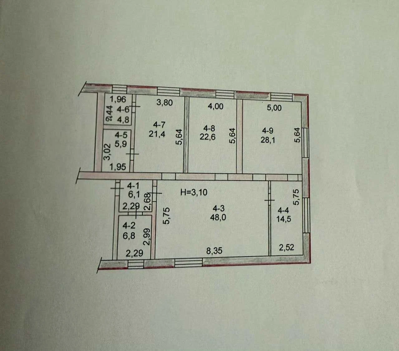 Продается просторная квартира 158 м² в современном клубном д