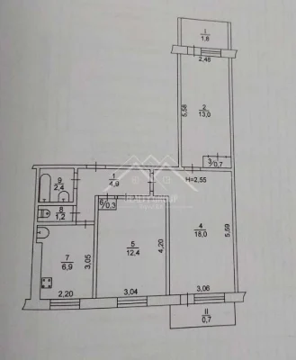 Продаж 3-кімнатній квартири, 7-й Зарічний (Текстиль)