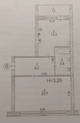 Sale of a 1-room apartment in the Ternivsky district
Sale of a 1-room apartment