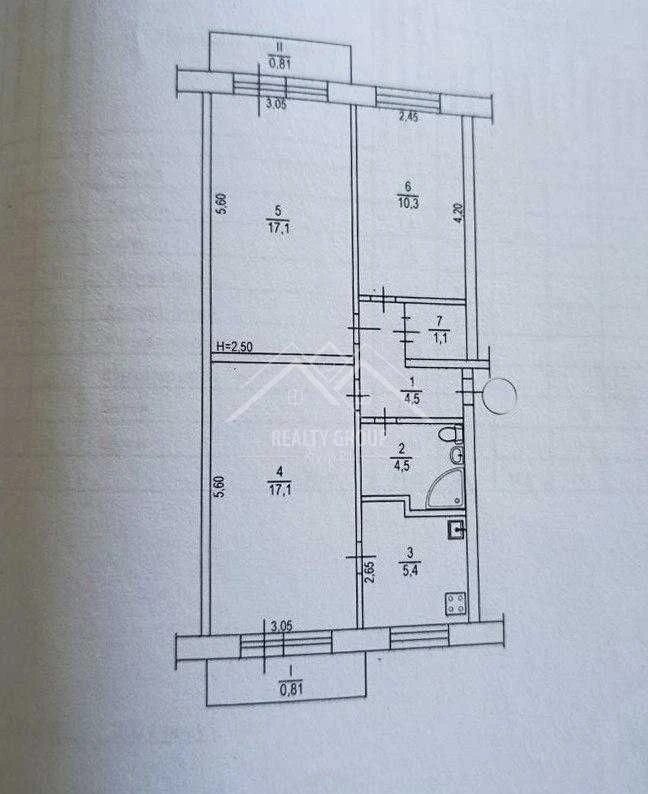 Продаж двокімнатній квартири в районі "Дружба" (Сертифікат