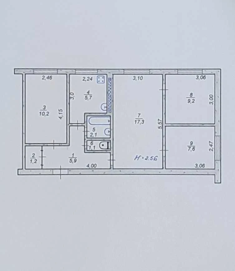 Продается 4-х комнатная квартира. Кольцо 129 квартала. Є-від