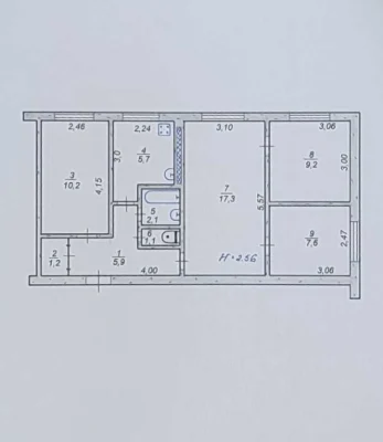 Продается 4-х комнатная квартира. Кольцо 129 квартала. Є-від