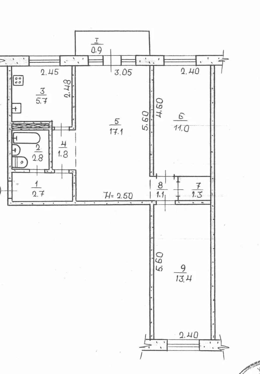 Продажа 3-комн. квартиры ул. Е. Фукса (Тухачевского) 173