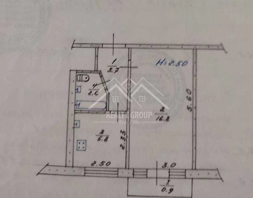 Продажа 1-комнатной квартиры (район Victory Plaza)