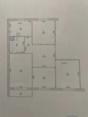 4-room apartment in Allsbratt-2 (Makulan), 82.5 sq.m, garage