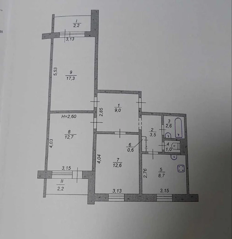 For sale apartment on KRESE. Street Sichislavskaya 41.