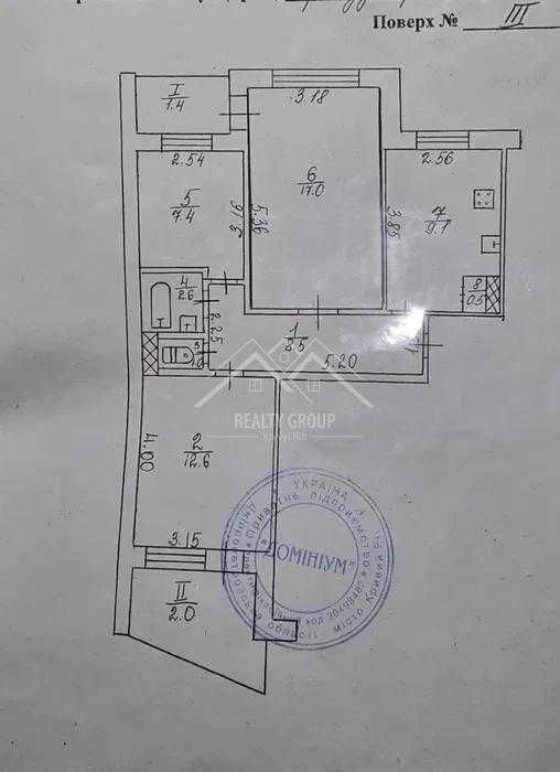 Продається 3-кімнатна квартира покращеного планування з автономним опаленням