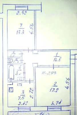 Продам большая 2х комн квартира пр. Гагарина Металлургически