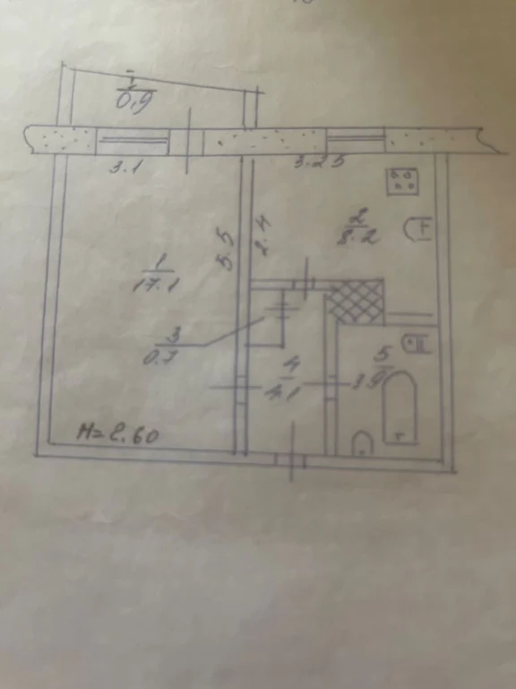 Selling 1-bedroom apartment in Sunny neighborhood