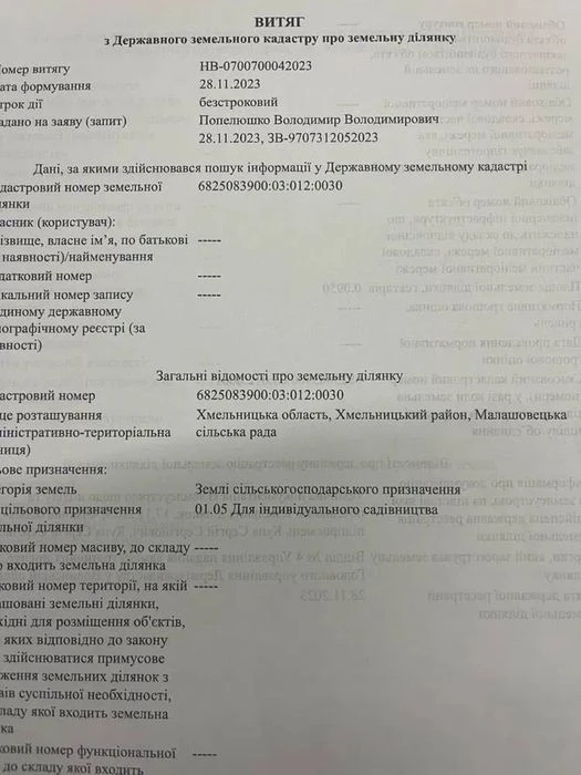 Чудова земельна ділянка 9,5 соток