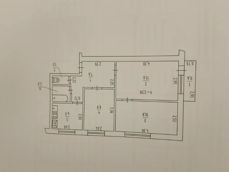 Продам 3 кімнатну квартиру